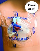 5" x 5" AquaGuard PICC Line Cover Moisture Barrier (Case of 14)