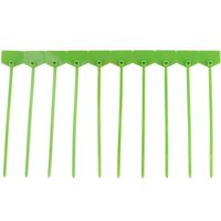 Ogrmar 100pcs Cable Label Mark Tag/Ethernet Wire Zip Ties Cable with Marking Label (Green)