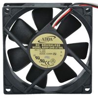 Adda AD0812HB-A73GL 12 VDC 80 x 25 mm Brushless Fan, Ball 38.6