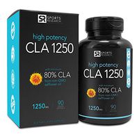 Sports Research CLA 1250, Plant Based, 1,250 mg, 90 Veggie Softgels