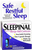 Sleepinal Sleep-Aid Capsules Maximum Strength, 32 ea (Pack of 6)