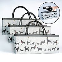Wine Dog Gift Bags Set of 3 Superior Quality Paper Gift Bags Sure to Please Any Dog Lover by Simply Charmed