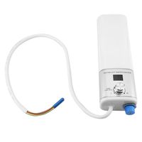 Aufee Mini Instant Water Heater, 5500W 220V Mini Reliable Instant Hot Smart Water Heater Instant Water Heater Easy Installation for Kitchen Bathroom(White)