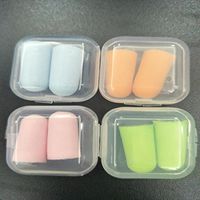 4-Pair Sound Blocking Earplugs Soft Foam Reusable Earbuds for Hearing Protection, Sleeping, Snoring, Working, Studying, Travel, Concert