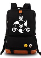 Siawasey Naruto Anime Uchiha Sasuke Cosplay Luminous Backpack Shoulder School Bag