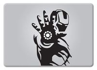 Die-Cut Decal Vinyl Sticker Iron Man Superhero for MacBook Laptop Car (13-inch MacBook(Backlit Apple Logo))