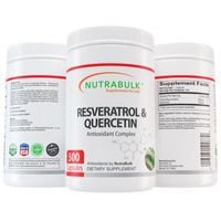 NutraBulk Resveratrol 250mg / Quercetin 120mg Capusules 500 Count