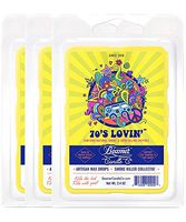 3 Packs of Beamer Candle Co. Smoke Killer Collection Wax Drops, 6-Count Pack - 70's Lovin' Scent + Beamer Smoke Sticker
