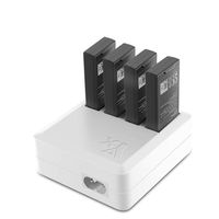 Fstop Labs Rapid Battery Charger for DJI Tello, 4 in 1 Smart Multi Battery Intelligent Charging Hub RC Intelligent Quick Charging with 4 Battery Ports