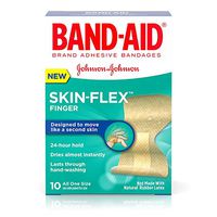 BAND-AID Skin Flex Finger Bandage, 10 Count per Pack - 24 per case.