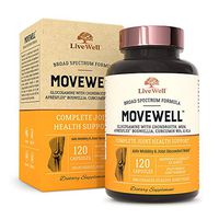 Glucosamine Chondroitin with MSM, Hyaluronic Acid, and More - MoveWell by LiveWell | Joint Health Supplement