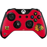 Skinit Decal Gaming Skin for Xbox One Controller - Officially Licensed NHL Chicago Blackhawks Solid Background Design