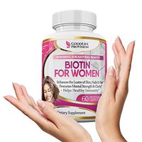 Biotin Extra Strength – Best High Potency Supplement for Women – 5000 mcg Veggie Capsule for Glowing Skin, Nails & Hair Growth, 10000 mcg / Serving – Choose Your Dosage - 1 Month Beauty Supply