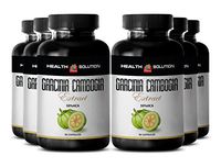 Garcinia cambogia Pills - Garcinia CAMBOGIA - Support Digestion (6 Bottles)