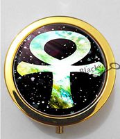 BlackKey Egyptian Ankh 3-Compartment Decorative Pocket Gift Box Case Organizer for Pill, Color 2 -910