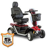 Pride Pursuit XL 4-Wheel Scooter w/Avail ext warr (Candy Apple Red)