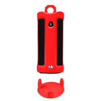 Fintie Protective Case for Amazon Tap - Light Weight Shock Proof Silicone Sling Cover Compatible with Charging Cradle, Red(SAAB035AD-US)