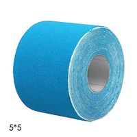 Yuniroom Sports Kinesiology Tape Waterproof Physio Muscle Strain Injury Support Strips KT Tape Sports 5/2.5cm5m (Color : Blue, Size : 2.5cm5m)