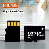 PRUNUS Micro SD Card TF Card (16G) with Card Reader (Black)