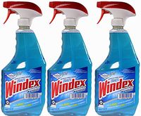 Windex Powerized Glass Cleaner with Ammonia-d, 32 Oz. Trigger Spray Bottle (Pack of 3)