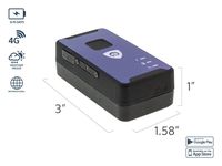 Spark Nano 7 4G LTE Micro GPS Tracker for Covert Monitoring of Teen Drivers, Kids, Elderly, Employees, Assets