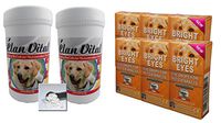 Ethos Bright Eyes™ NAC Eye Drops for Pets 6 Boxes & 2 x 100g Tub of Ethos Elan Vital™ for Pets