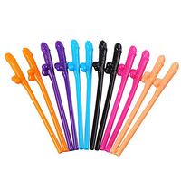 Doitsa 24 Count Drinking Straws Bachelorette Fun Party Favors Decoration for Bachelorette, Bridal, Hen, Bride to Be Party and Girls Night Out