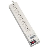Tripp Lite 8 Outlet Surge Protector Power Strip, 8ft Cord, Right Angle Plug, & $35,000 INSURANCE (SK6-6)