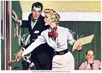 Hi-Look Microfiber Cleaning Cloth - The Shy Kind of Boss (August 1955)