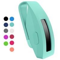 HQzon Compatible Clip Replacement for Fitbit Inspire & Fitbit Inspire HR Fitness Tracker, Made of Soft Comfortable Silicone（Clip-Teal）