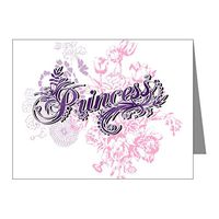 Note Cards (20 Pack) Purple Princess Floral