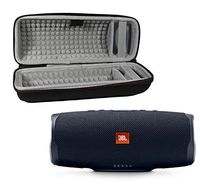 JBL Charge 4 Waterproof Wireless Bluetooth Speaker Bundle with Portable Hard Case - Black
