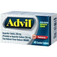 Advil Film-Coated Ibuprofen 200 mg Tablets 40 ea