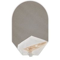 Solid Color Ostomy Pouch Cover Open Ended (Grey)