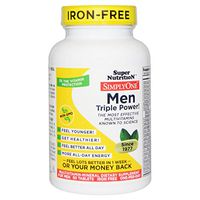 Super Nutrition, Simply One Man No Iron, 90 Tablets