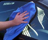 50 New Blue Commercial Window Cleaning Towels 100% Cotton Absorbent New Unused