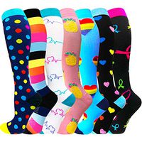 Compression Socks Women & Men - Best Medical for Running, Athletic Sports, Nurses, Flight Travel, Pregnancy