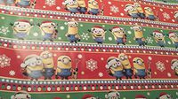 Christmas Wrapping Despicable Me Minions Holiday Paper Gift Greetings 1 Roll Design Festive Wrap Red Minion