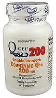 Q-Gel 200mg Double Strength Hydrosoluble CoQ10 (180 Softgels)