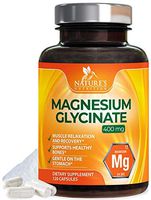 Magnesium Glycinate Capsules High Absorption 100% Chelated 400mg - High Potency Mag Supplement - Made in USA - Best Vegan Stress Support, Sleep, Muscle Cramps & Relaxation - 120 Capsules