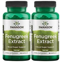 Swanson Fenugreek Extract 500 mg 90 Caps 2 Pack
