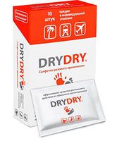 Dry Dry Original Wipes, 10 pcs