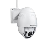 Foscam Outdoor PTZ (4X Optical Zoom) HD 1080P WiFi Security Camera - Pan Tilt Wireless IP Camera with Night Vision up to 196ft, IP66 Weatherproof Shell, WDR, Motion Alerts, and More (FI9928P)