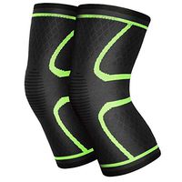 Estink Knee Brace, 1 Pair Compression Knee Sleeve Knee Support for Men Women Running Basketball Cycling Supports Knee Ligaments(M)