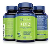 K-LYTES Electrolyte Supplement Rapid Rehydration - Vitamin D, Minerals & BioPerine Pepper For Best Electrolytes Absorption - Stops Cramps, Boosts Energy, Endurance & Recovery - Perfect Keto Diet Pills