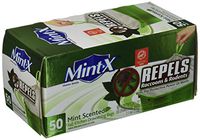 Mint-X Rodent Repellent Tall Kitchen Trash Bags, 13 Gallon Capacity (Pack of 6)