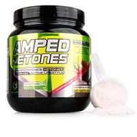 AMPED Ketones: Exogenous Ketones Keto BHB Supplement - Pure Ketone Powder Perfect for Quicker Ketosis - Ketogenic Salts Pre Workout and Energy Supplements - 12g of Beta Hydroxybutyrate Drink Mix
