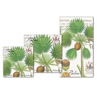 Michel Design Works Palm Island Cocktail Napkin, Package of 20, 3-Ply