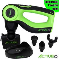 RxGun Active-Q True Percussion 16MM Amplitude Professional Electric Massager Cordless Rechargeable Handheld Massage Gun Percussive Deep Tissue Body Muscle Pounding Vibration Therapy Tool w/Dock