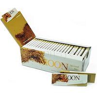 MOON Unbleached Slow Burning Pure Hemp Rolling Paper Cigarette Paper (70mm - 1 Box)